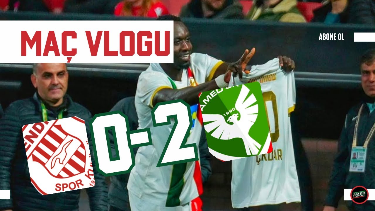 Maçın Vlogu | Pendikspor 0 - 2 Amedspor | Fikrimin İnce Gülü!