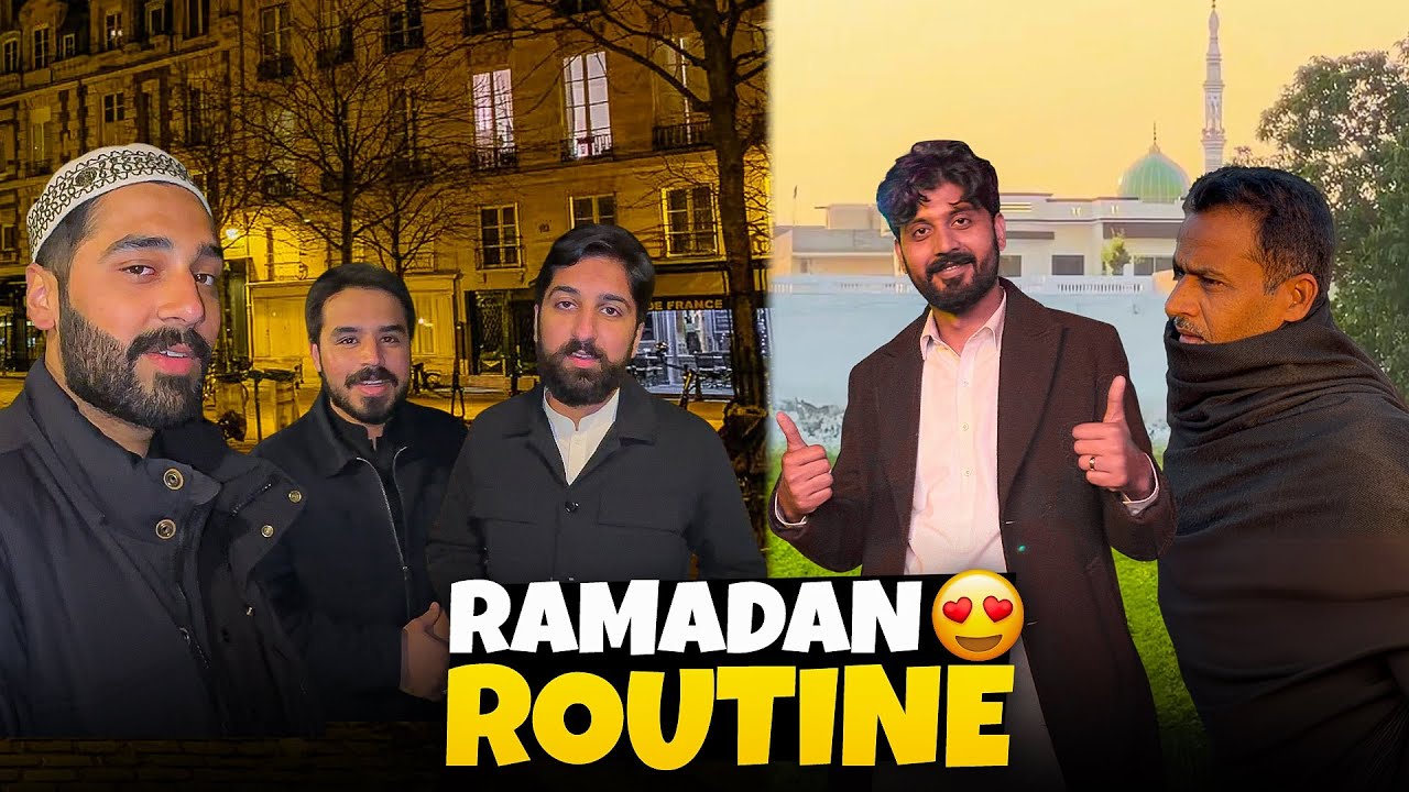 Ramadan routine of Marth squad in France🇫🇷 vs Pakistan 🇵🇰 | Bilal Marth