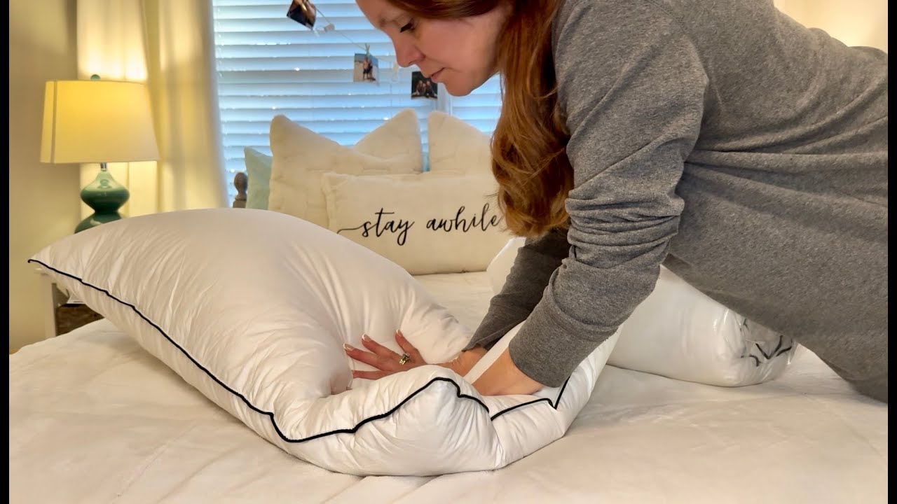 Слишком мягкие? Пуховые подушки Mosluna Feather Down Pillows, роскошная гостиничная коллекция, Ai...