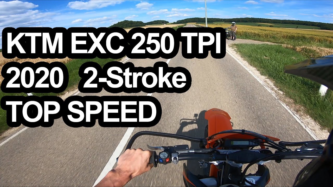 KTM EXC 250 2020 TPI TOP SPEED 2-Stroke 60FPS