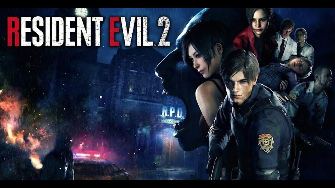 Resident Evil 2 | Leon's First day as Rookie | Among us done #walkthrough