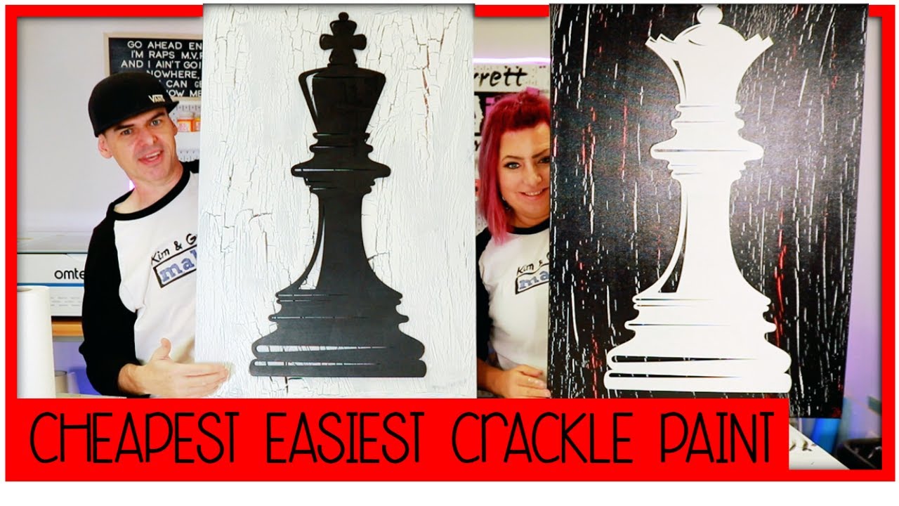How to Crackle Paint with Elmer's Glue - The Surprisingly Easiest Way!