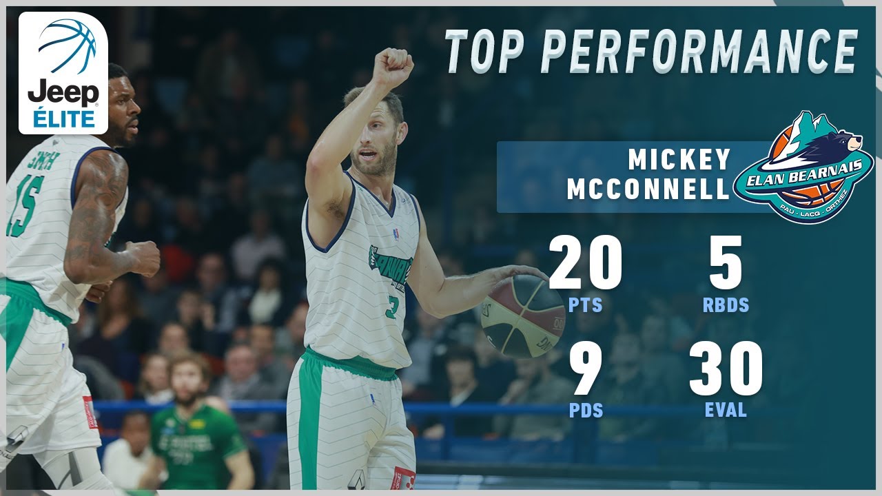 Mickey McConnell 20PTS, 9AST vs Le Portel | Highlights Jeep&reg; &Eacute;LITE