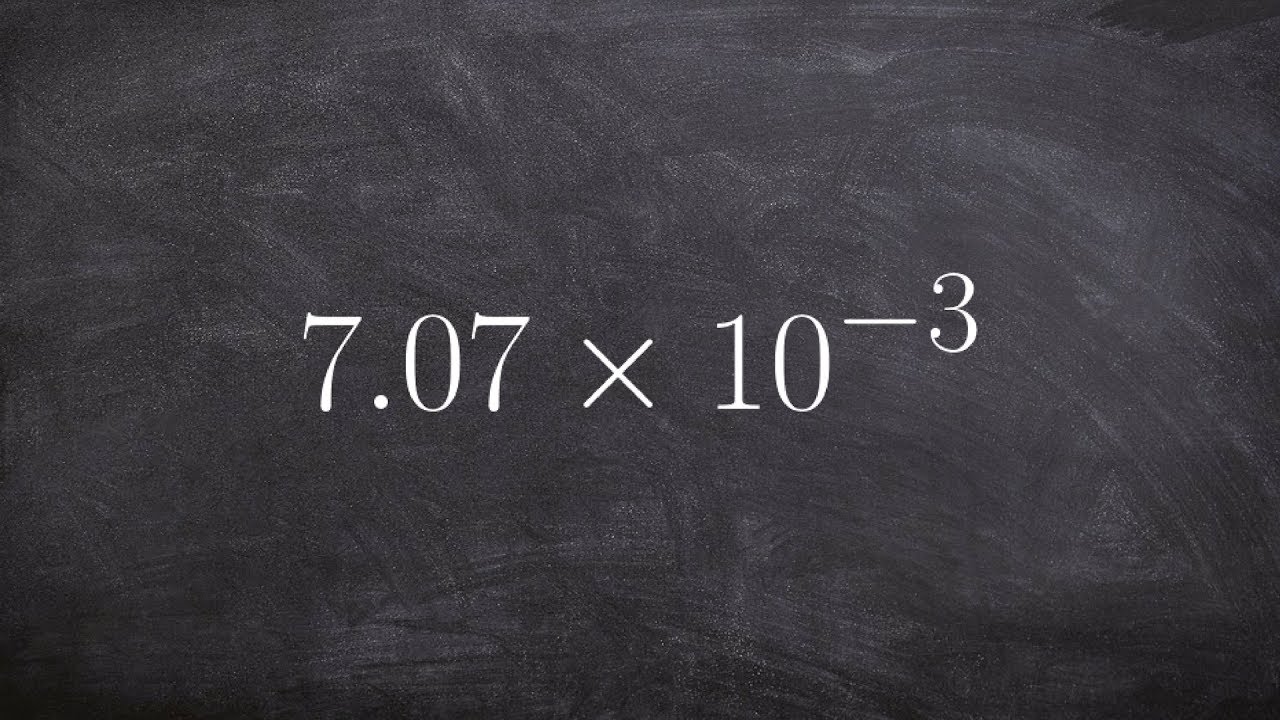 Scientific notation