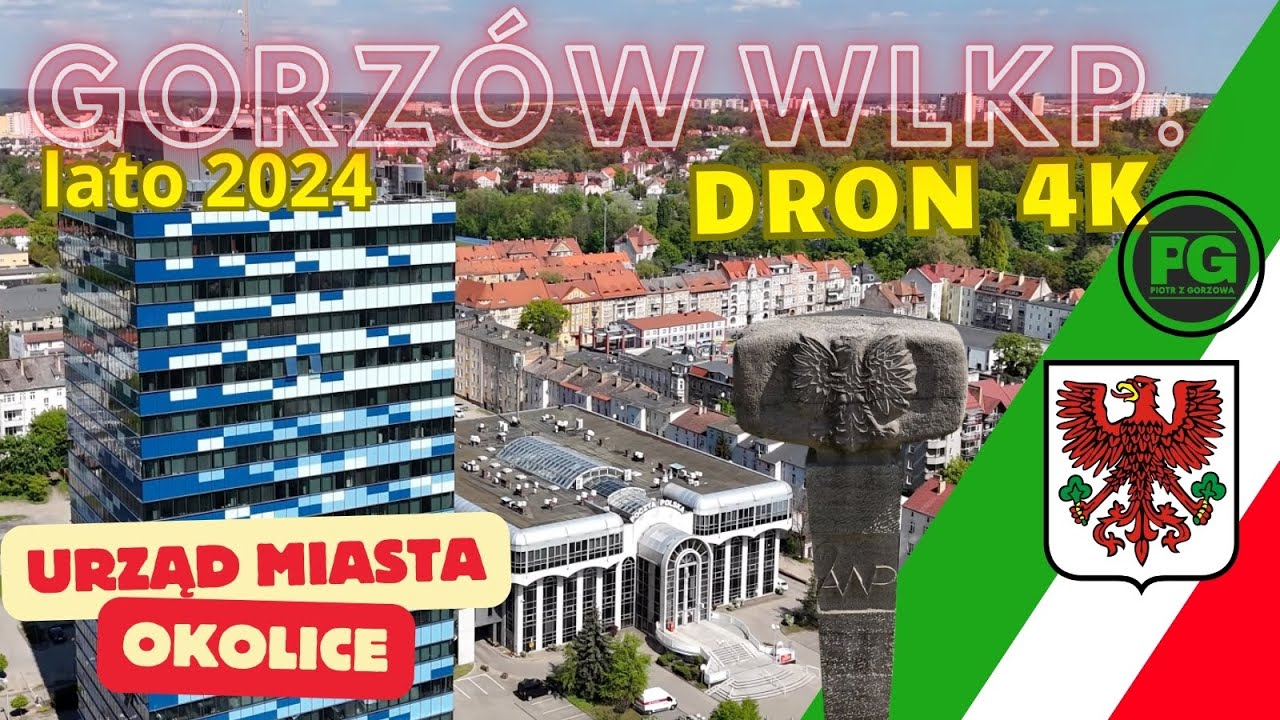 Gorzów Wielkopolski. ul. Chrobrego i okolice, Słownianka, Arena Gorzów, DRON