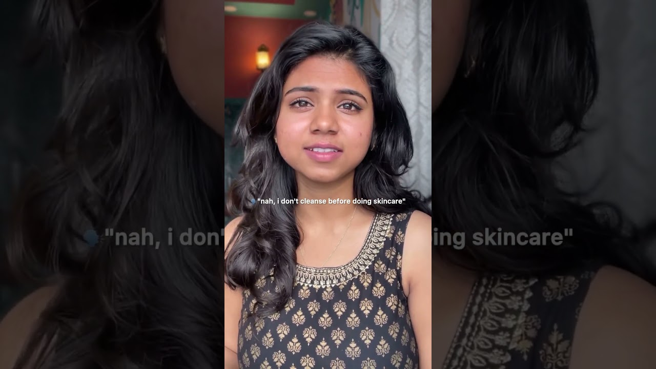 Do you double cleanse or wash your face with water? #acne #acnetreatment #shorts #fyp #skincare