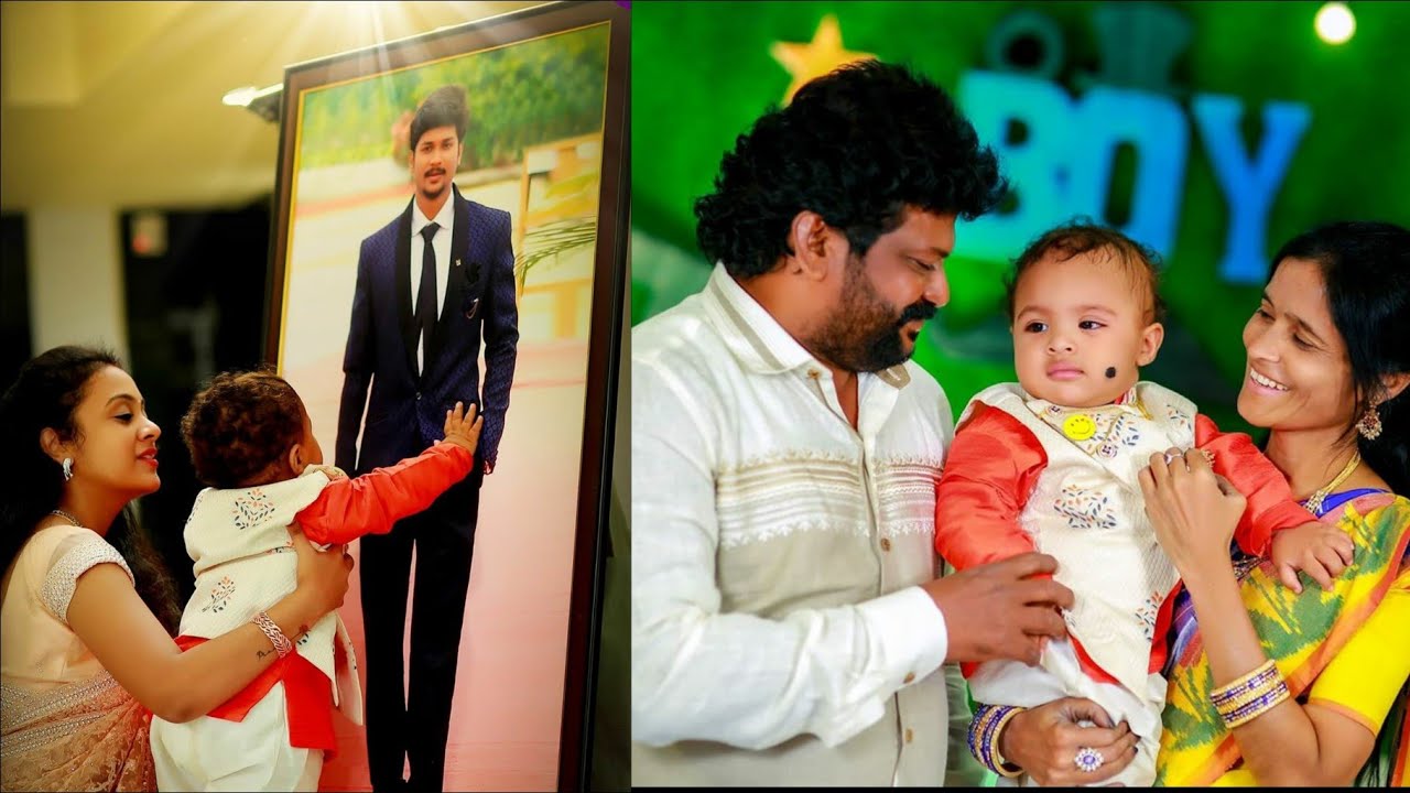 Amrutha Pranay Son Nihan Pranay Birthday photos|Amrutha Pranay