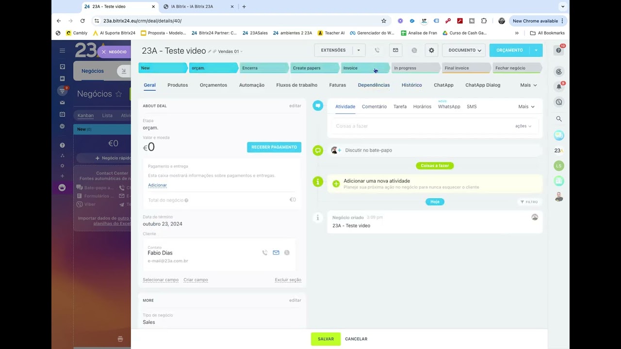 Como Criar Campo de Múltipla Escolha no Bitrix24 (Lista e Multiseleção no CRM)
