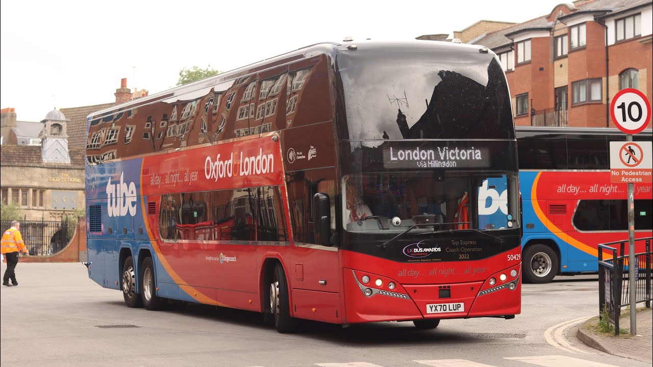 Buses and coaches at Oxford Gloucester  green bus station.