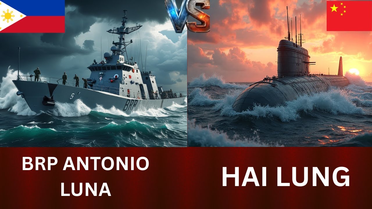 Hai Lung vs BRP Antonio Luna | Submarine vs Frigate Naval Power Comparison