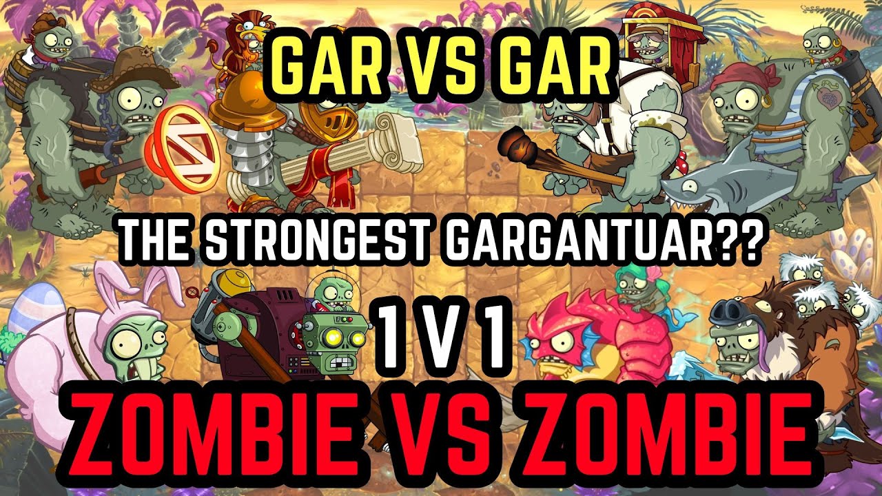 Plants vs Zombies 2 | Zombie vs Zombie | Gargantuar | 1v1 | Who Is The Strongest?