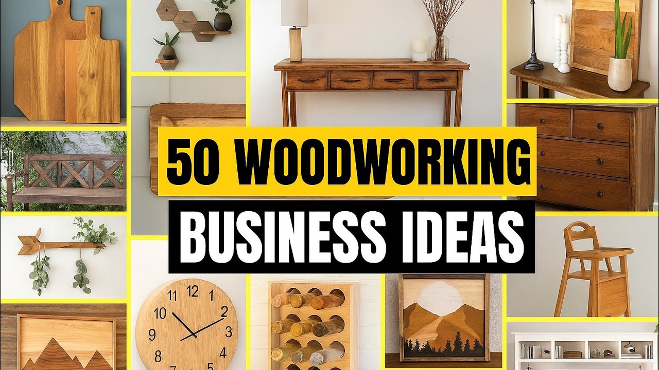 50 Best Woodworking Projects That Sell | Handmade Business You Can Start From Home📦💸