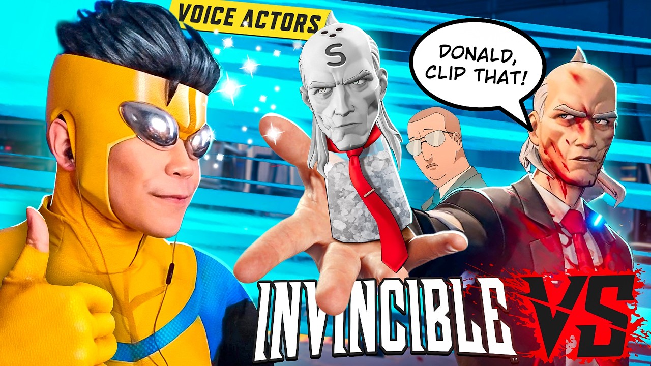 MARK & CECIL (VS) Voice Actors Play Invincible VS