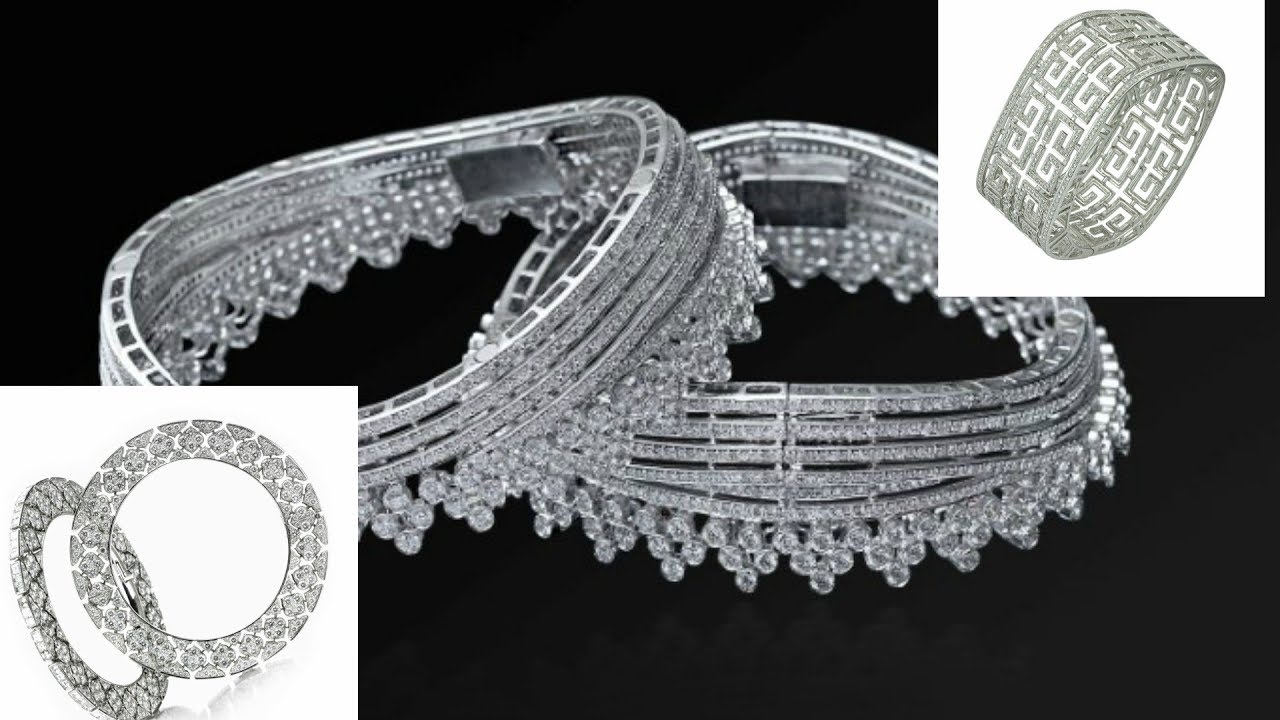 Platinum Bangles Designs | Expensive Platinum Bangle Models | PhoeniX GuyzZ Fashions