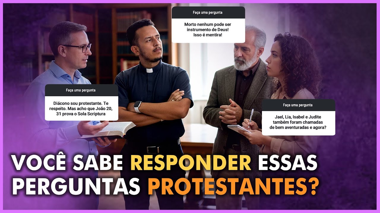 PROTESTANTES FIZERAM PERGUNTAS DIFÍCEIS // VOCÊ SABERIA RESPONDER?