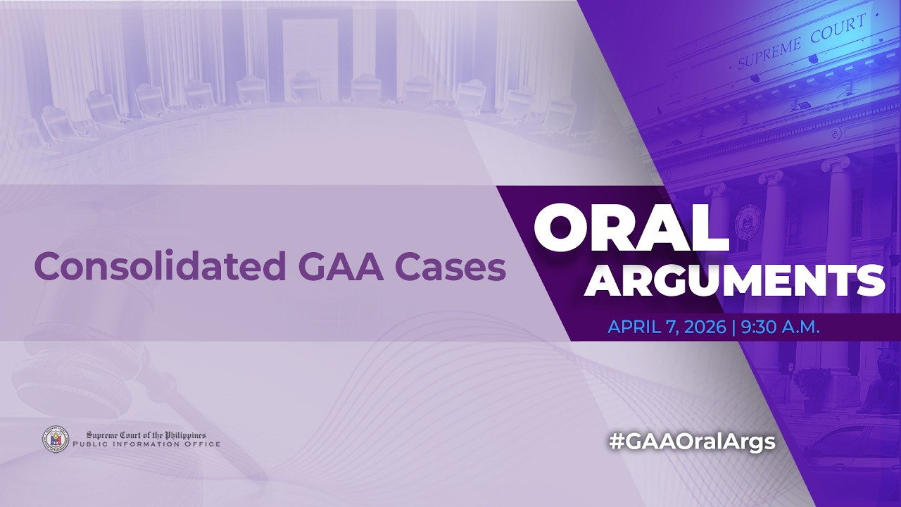 ORAL ARGUMENTS ON G.R. NOs. 271059, 271347, E-02472 & E-04036 - APRIL 7, 2026