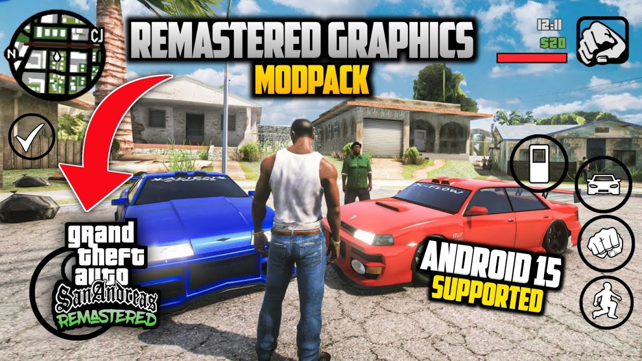 Android 15 | SAADOX_2.0 x Gta Sa Android Remastered Modpack 🔥⚡