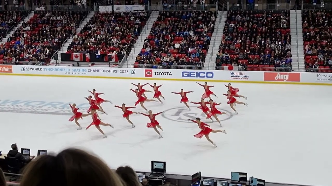 Team Unique short programm in World Championships 2023