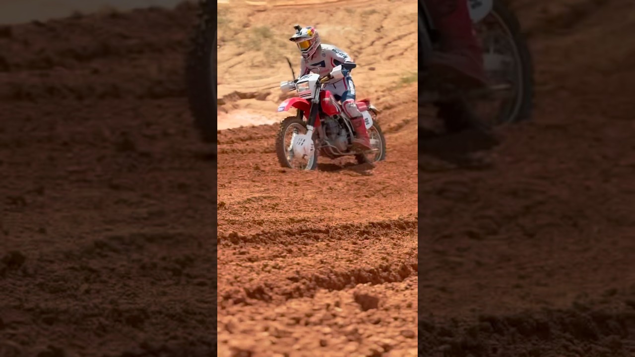 Full Throttle MX Track Barking on a XR650L