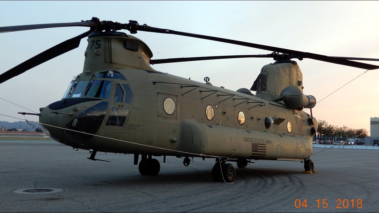 CH-47 Chinook Start-Up and Departure
