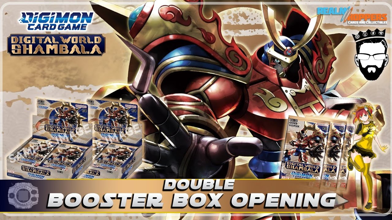 DIGIMON EX12 DIGITAL WORLD SHAMBALA 2X BOX OPENING