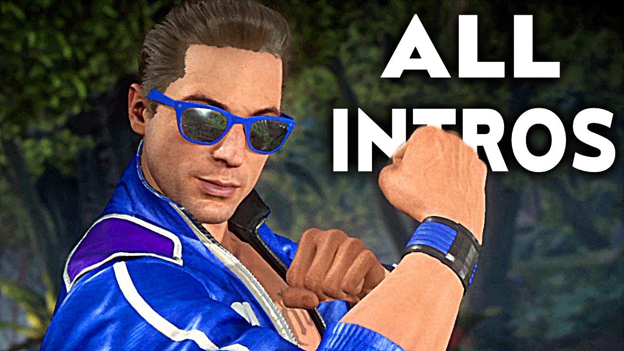 MORTAL KOMBAT 11 Johnny Cage All Intros Dialogue Character Banter MK11