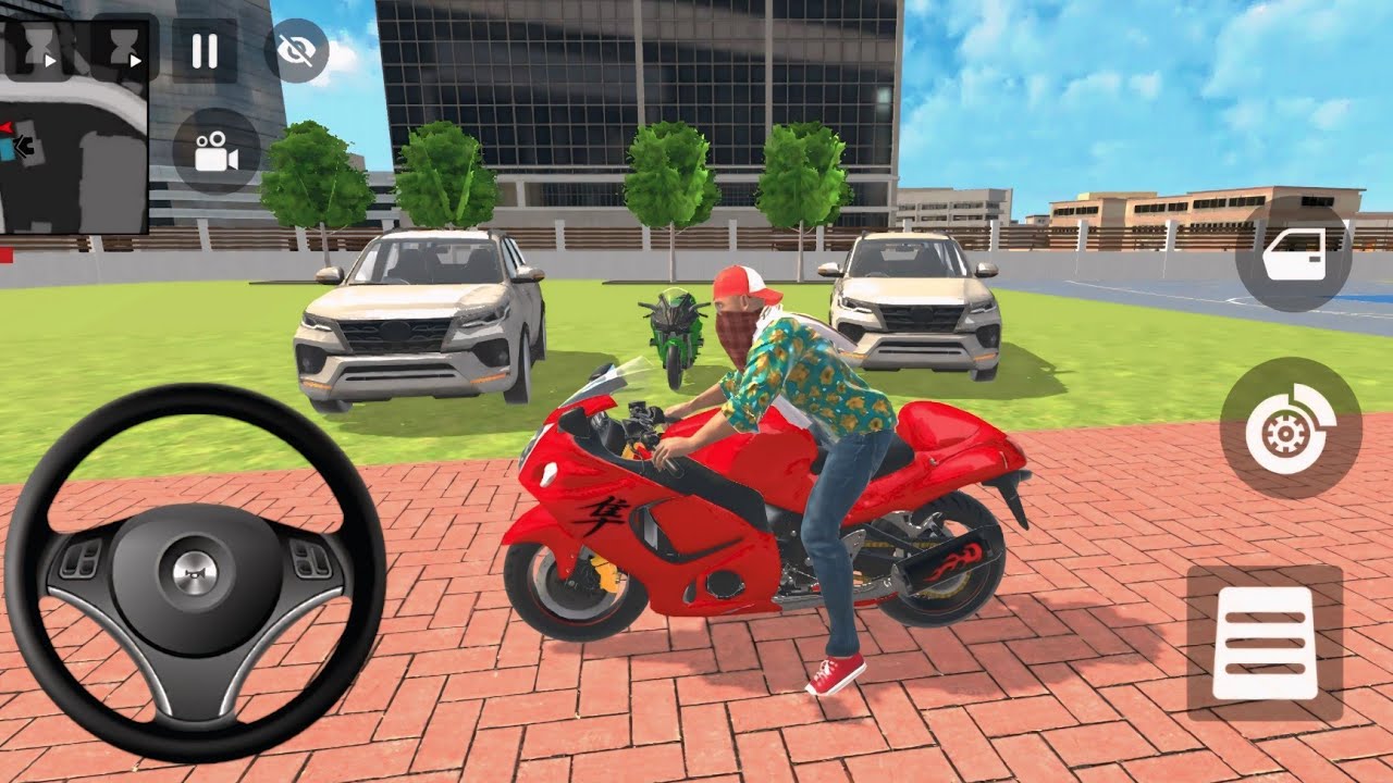 🎮Franklin order by most expensive 2⃣ Fourtuner 2⃣Ninja H2R in Indian 🇮🇳 auto theif auto simulator