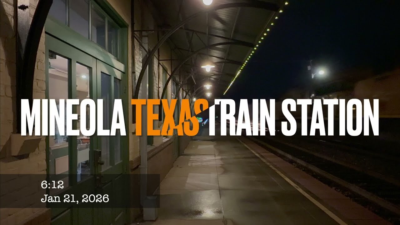 Mineola Texas Train Station Camera3 January 21, 2026 0612 AM 4K 30fps