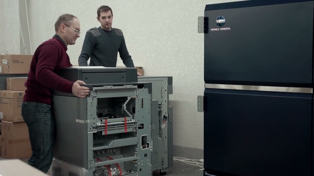 Unboxing and Installing The Konica Minolta AccurioPress C12000