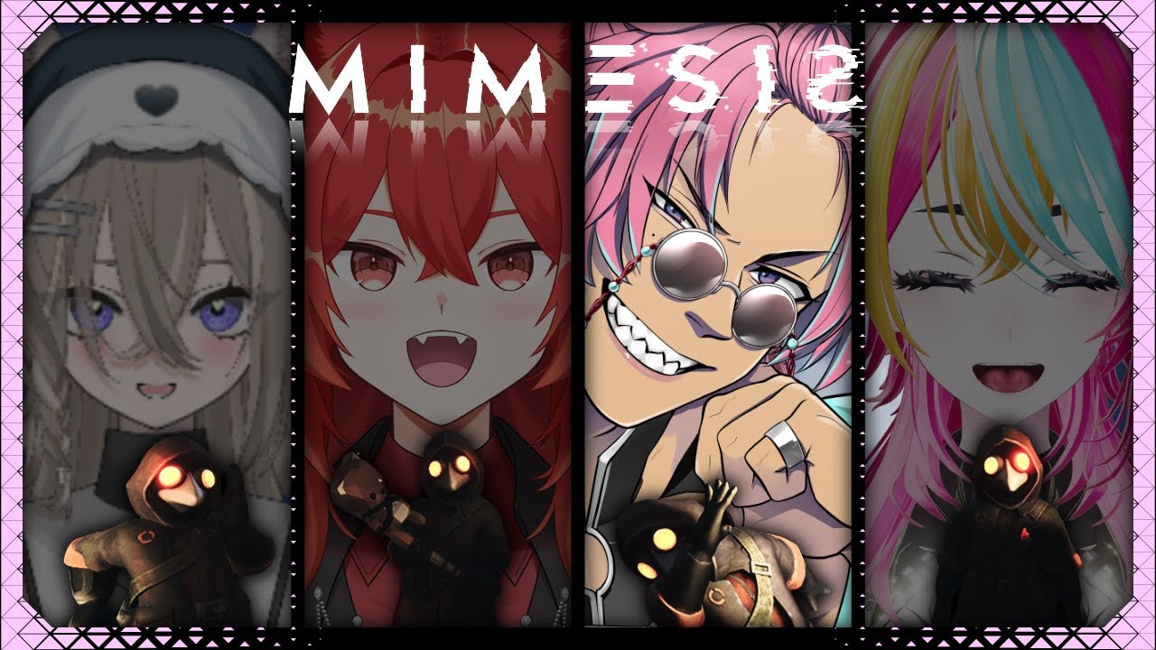 【#mimesis】我は汝･･･汝は我･･･ /w 黒朱ぎん、白鐘リュゼ、夜剣キトラ【宮古ミヤ / 新人Vtuber】