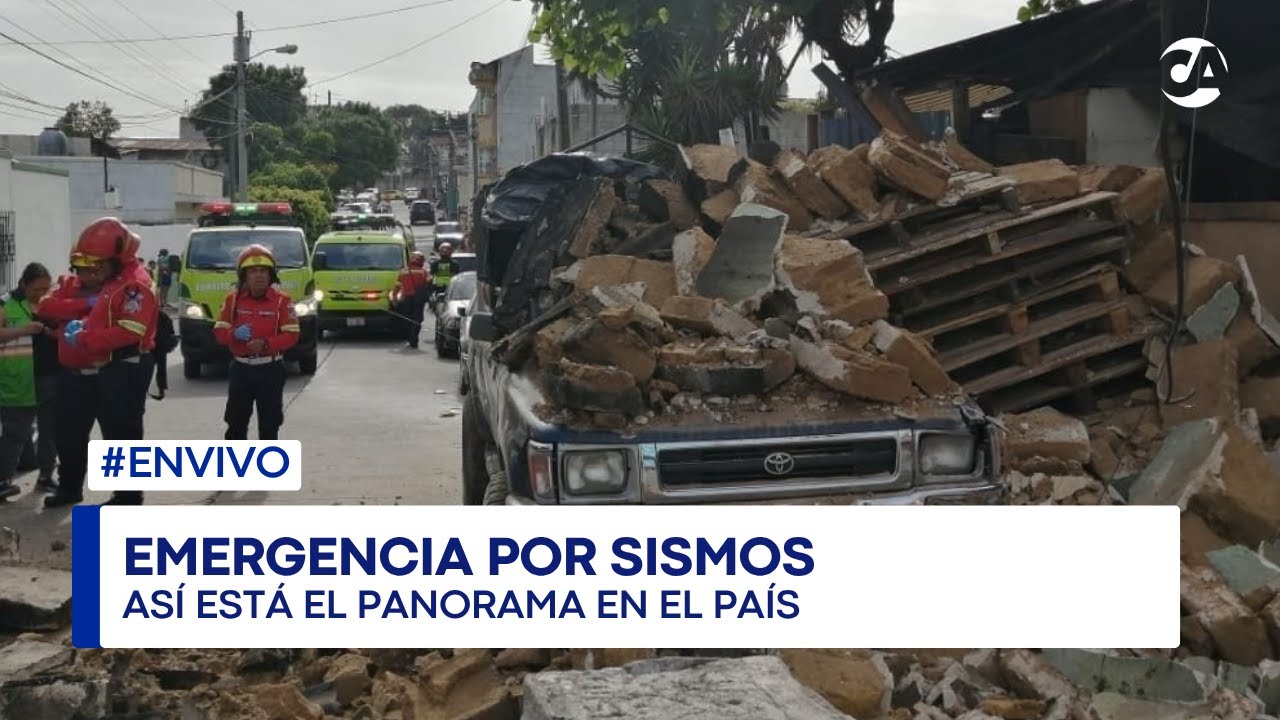 Enjambre de sismos alerta a Guatemala, en noticias a las 8:45