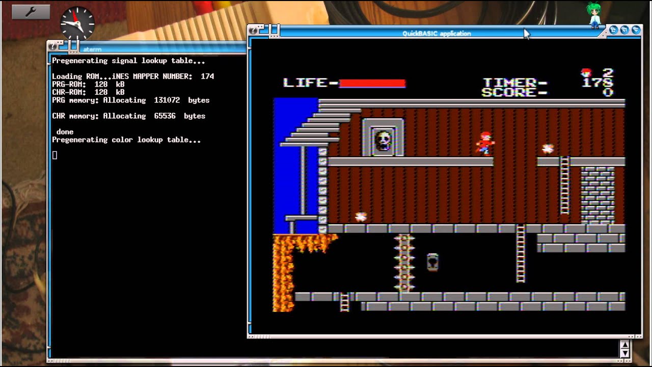 I wrote a NES emulator in QuickBASIC... and a QuickBASIC compiler.