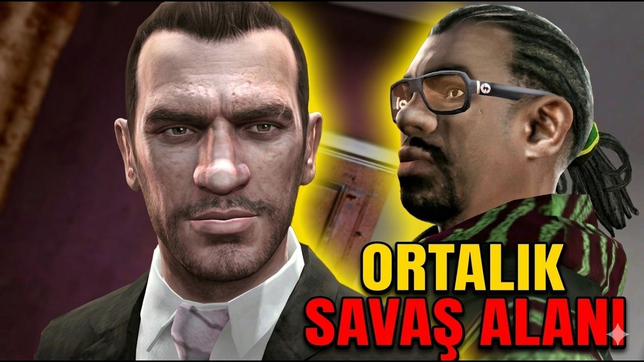 GTA 4 #3 | ORTALIK SAVAŞ ALANI! FENA ÇATIŞMALAR ÇIKTI! (Aksiyon Dolu Bölüm)