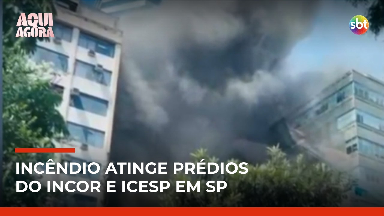 Incêndio atinge Instituto do Câncer em SP; pacientes são retirados | #AquiAgora