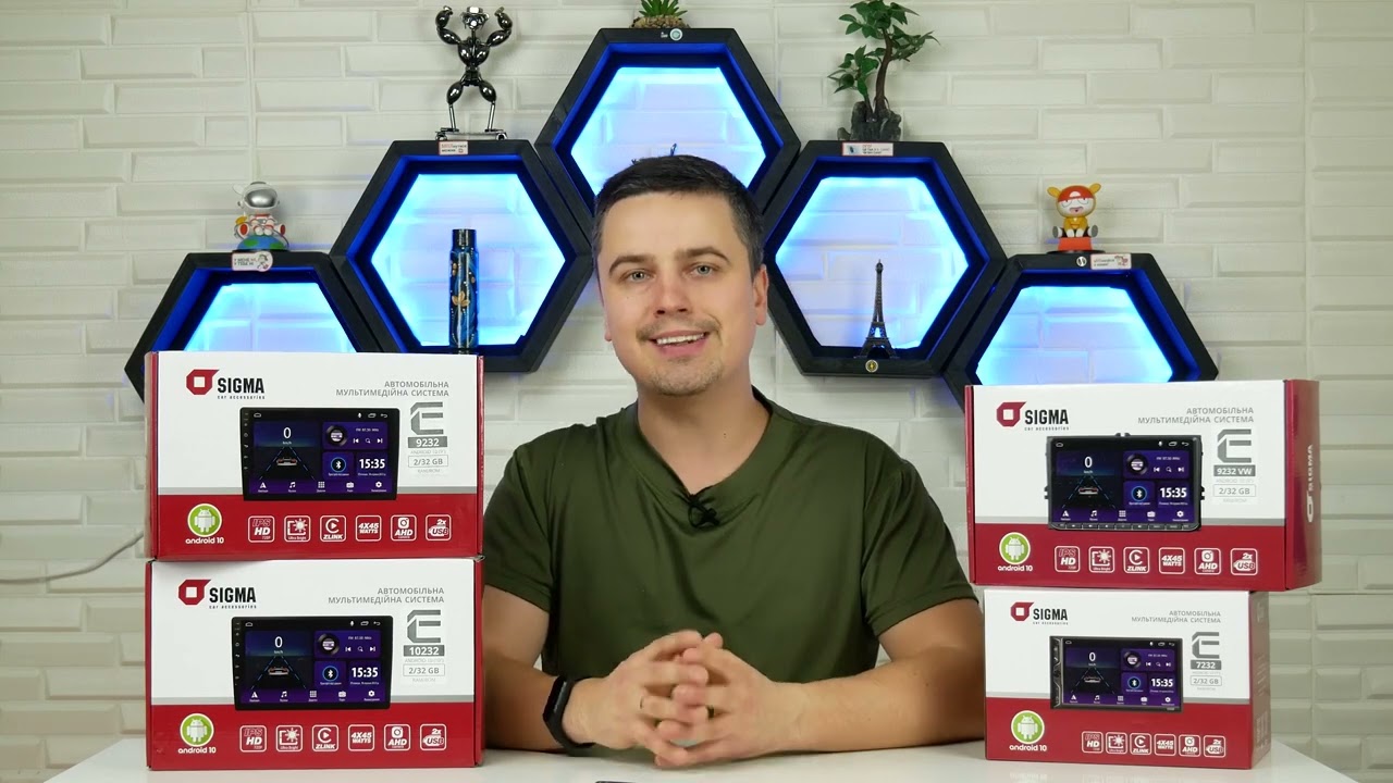 Короткий огляд мультимедійних систем та штатних магнітол SIGMA E серії.