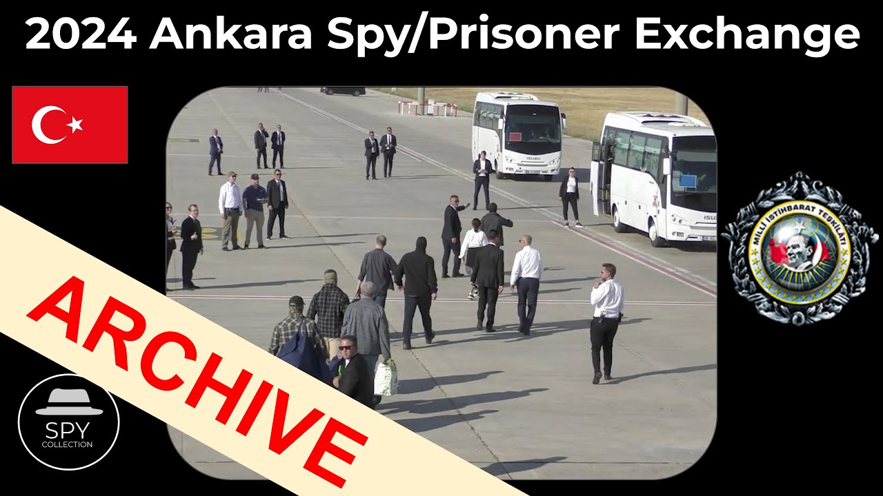 Spy/Prisoner Exchange in Ankara, Turkey (Aug. 2024)