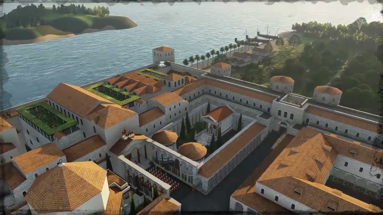 Dioklecijanova palača, Split. Animacija 3D modela