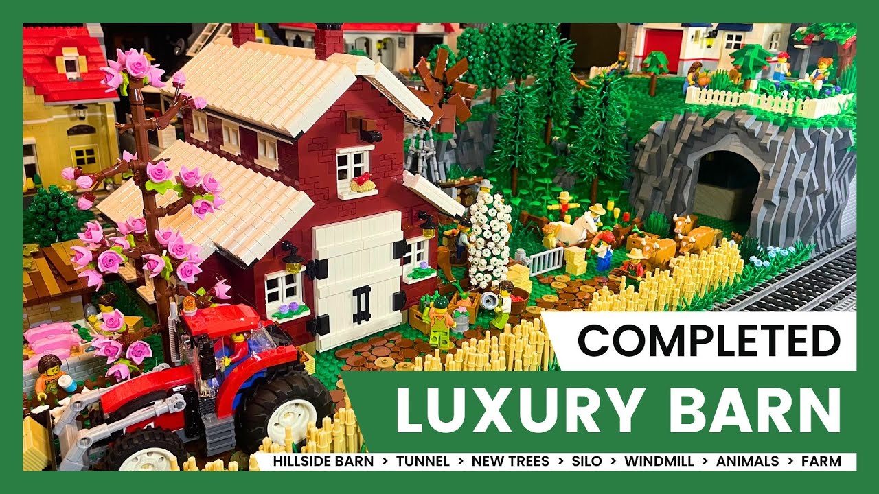 Modular Farm Barn Completed - LEGO City Update