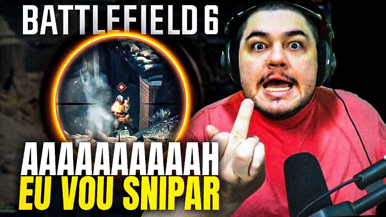 FIZ A MAIOR STRIGNAÇÃO DE SNIPER NO BATTLEFIELD 6