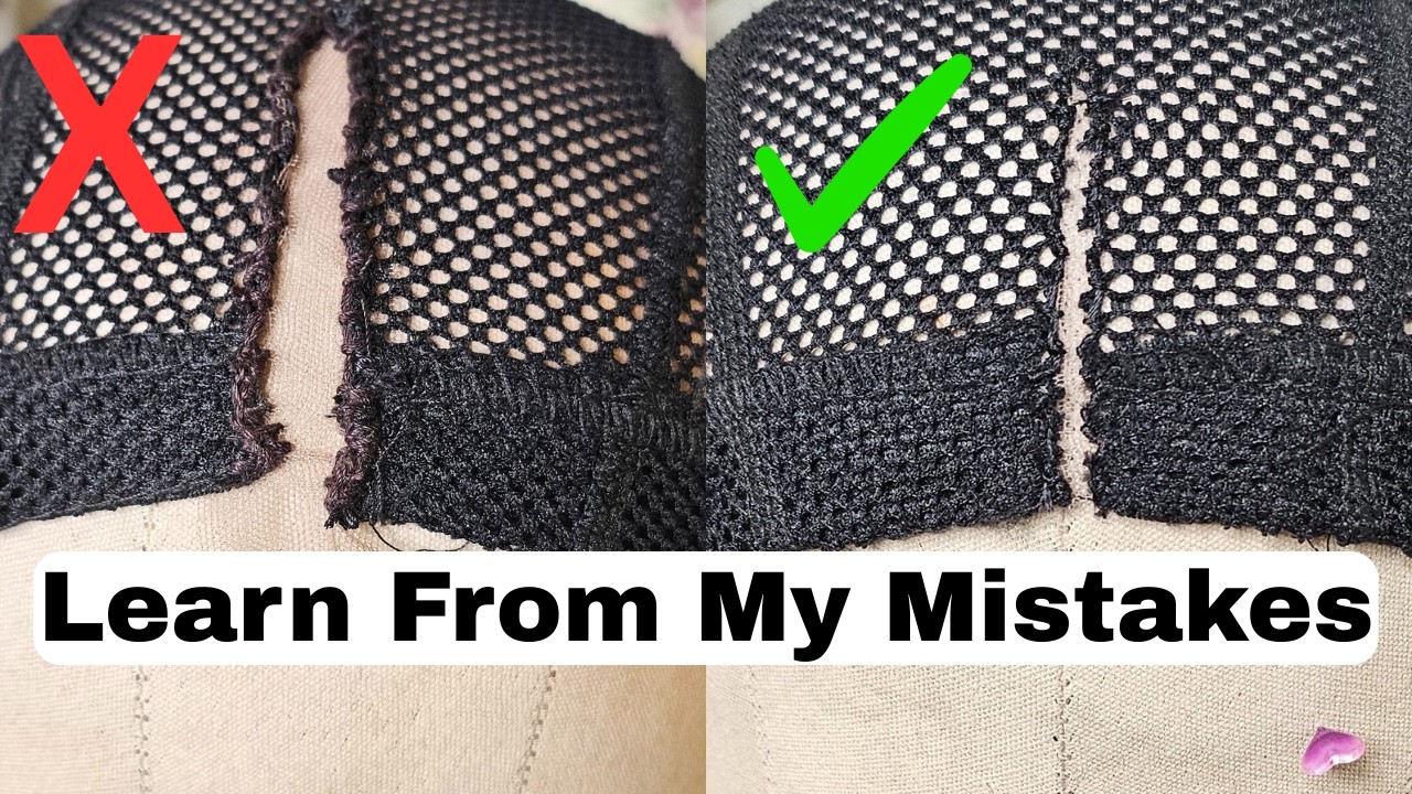 How to Make a Lace Part Crochet Wig Cap | DIY Lace Part Crochet Wig Cap