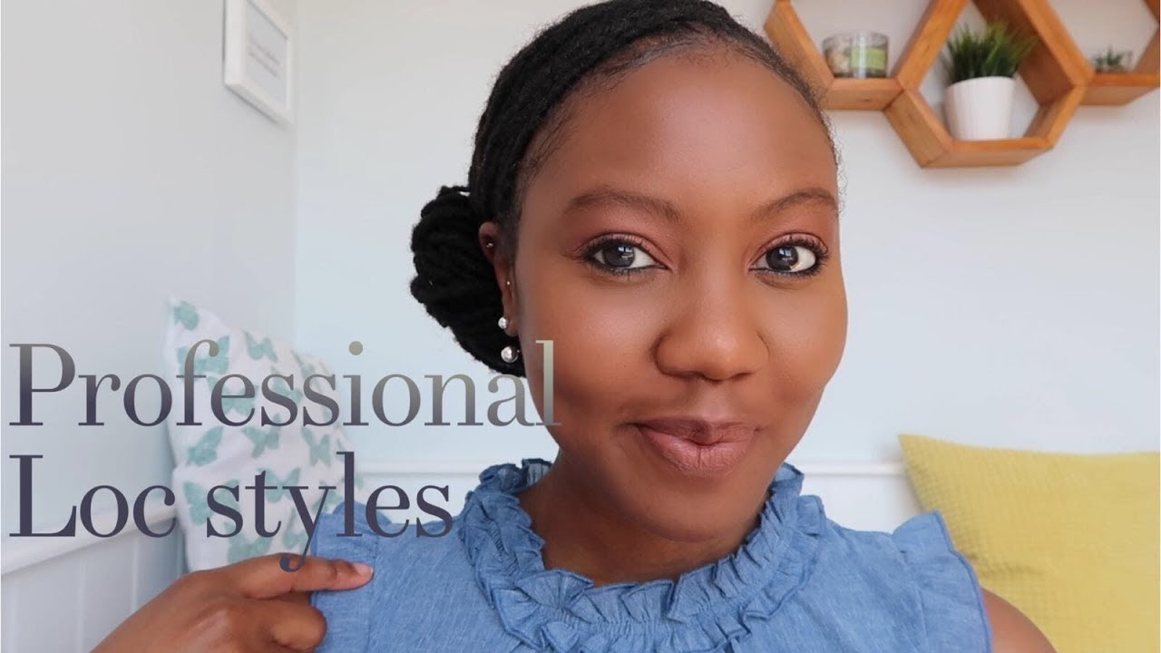LOC HAIRSTYLES FOR INTERVIEWS | NATURAL HAIR TUTORIAL | LIFE OF NKEM