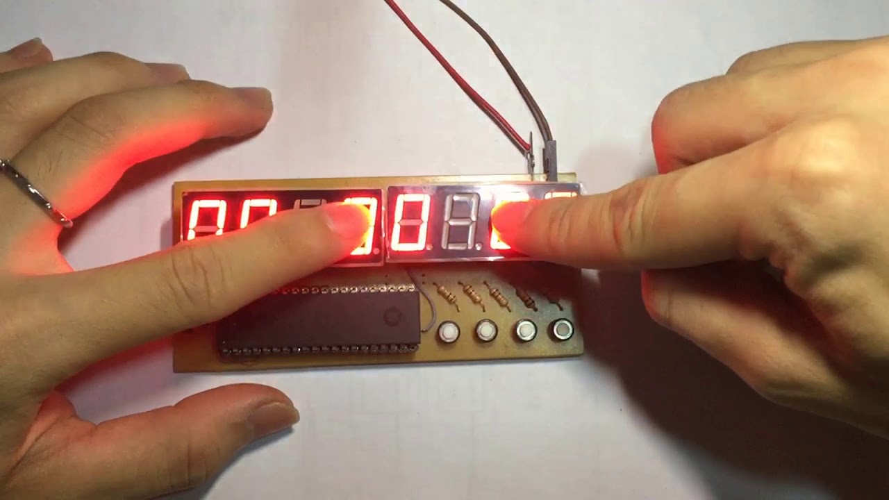Mạch đồng hồ với 8051 kh&ocirc;ng d&ugrave;ng IC RTC | Clock using 8051 without RTC IC | AVR - AT89S52