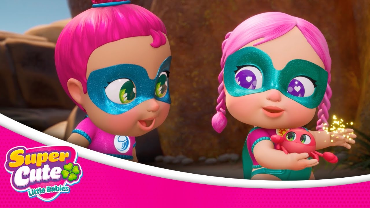 SUPERCUTE LITTLE BABIES en ESPAÑOL - El Cangrejo sin Casita 🦀 🐚 [1x5] 🍀🍼| DIBUJOS ANIMADOS