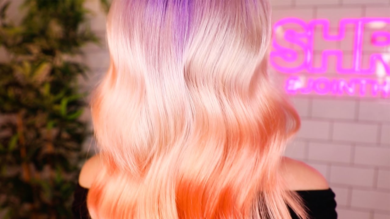 Easy ombre hair look using SHRINE DROP IT