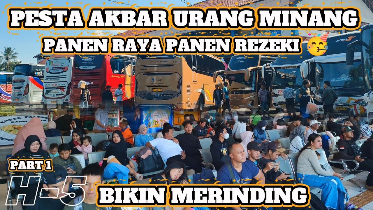 PANEN REZEKI PESTA AKBAR URANG MINANG || SEMAKIN TUMPAH RUAH PENUMPANG DI KPR