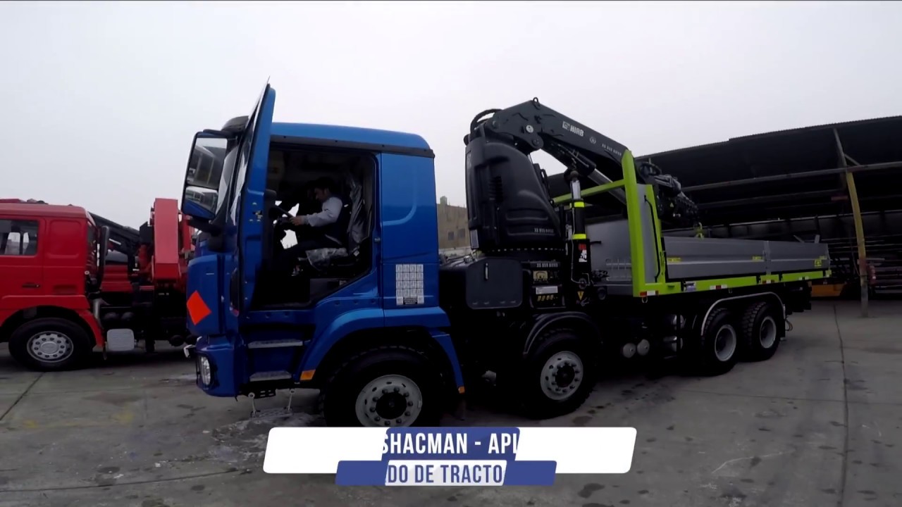 Shacman: 8x4 y 6x4 con gruas articuladas