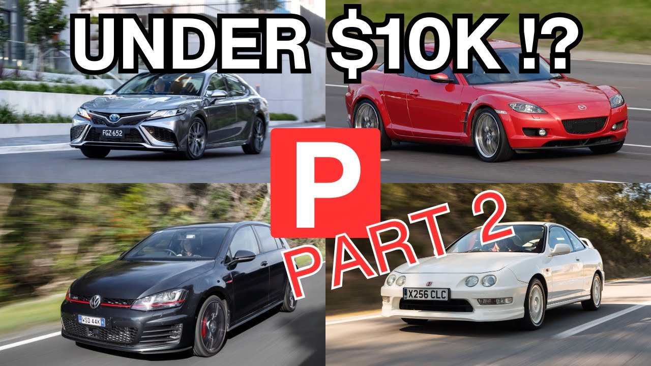 The TOP 10 BEST P-Plate Legal Cars UNDER $10K!
