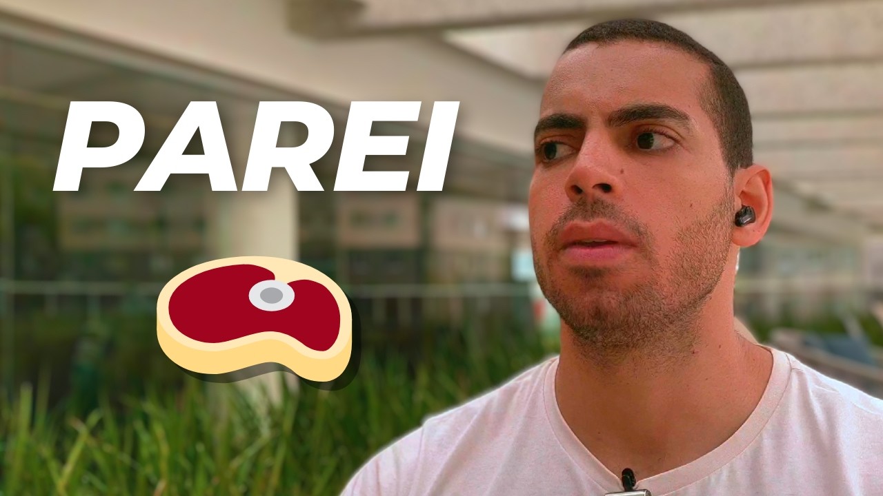 PORQUE PAREI COM DIETA CARN&Iacute;VORA 🥩