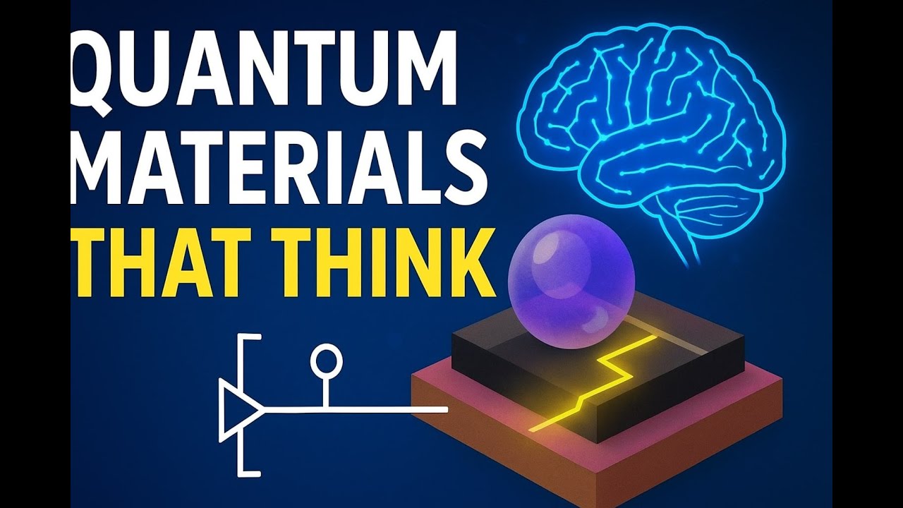 Quantum Materials That Think: The Future of Brain-Like AI Hardware