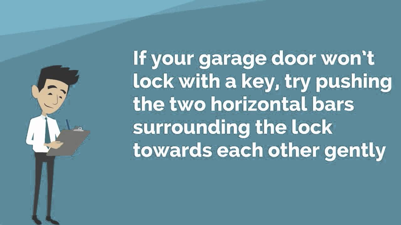 Quick Fix for Garage Doors That Won't Lock | Video Tip | Garage Door Repair Los Angeles